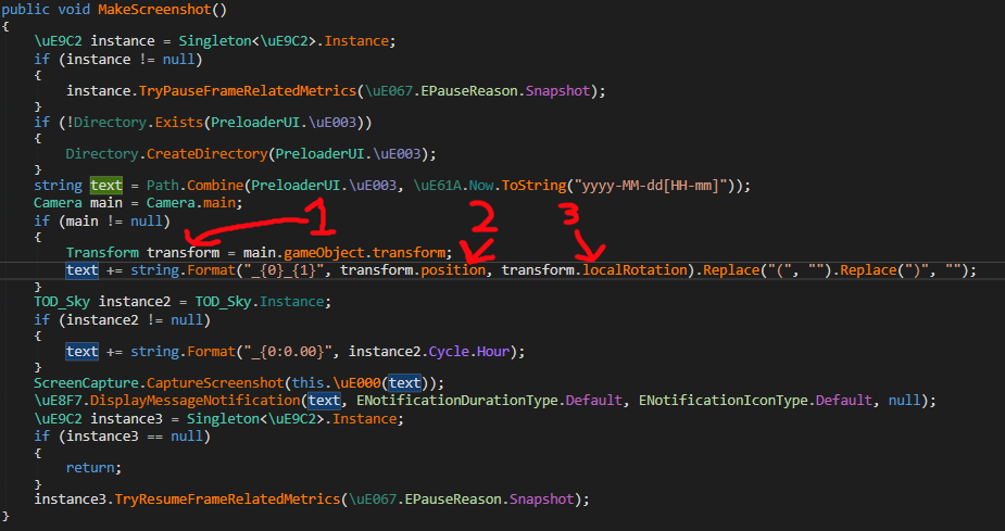 Make Screenshot Function